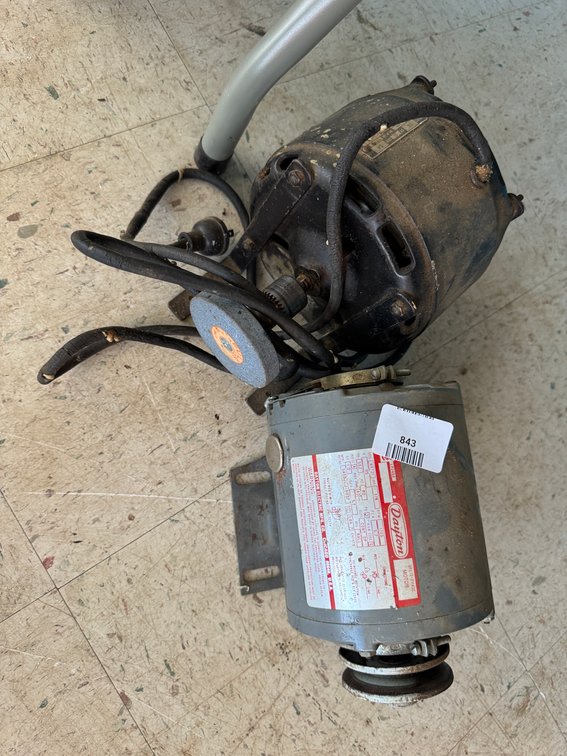 Two 1/4 HP Electric Motors