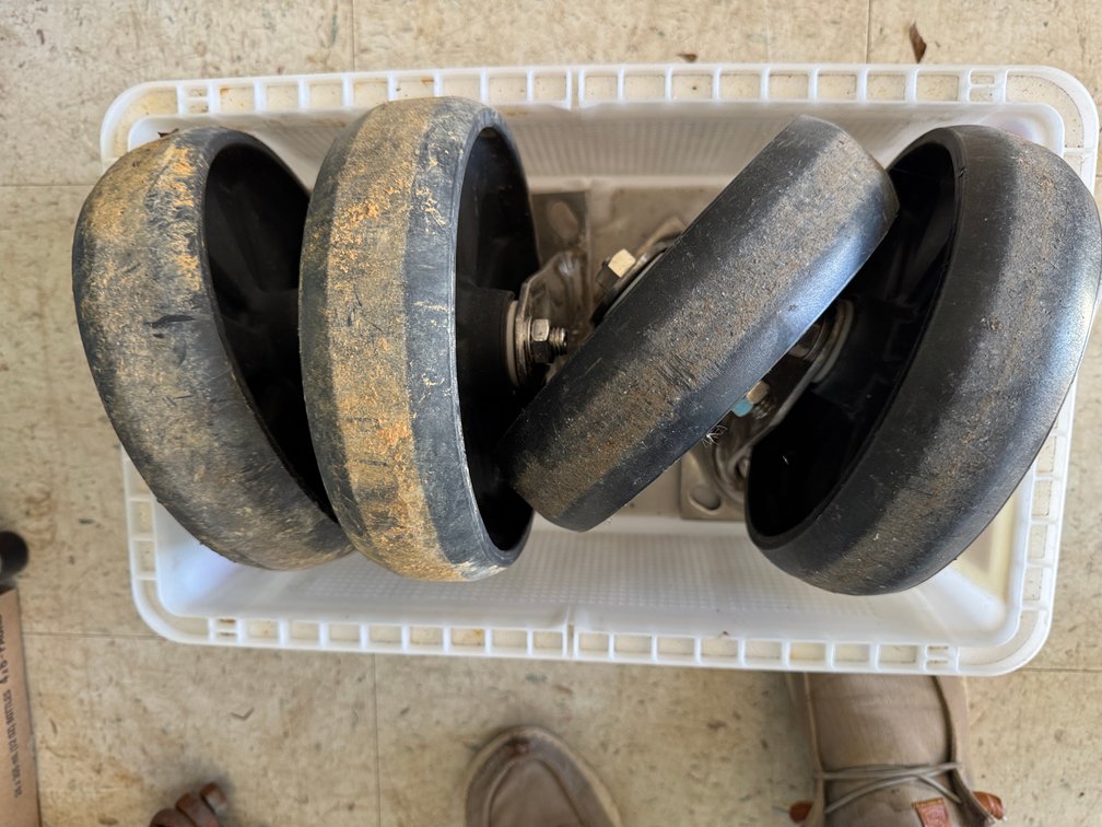 Colson Series 4 8 in Heavy-Duty Caster Wheels