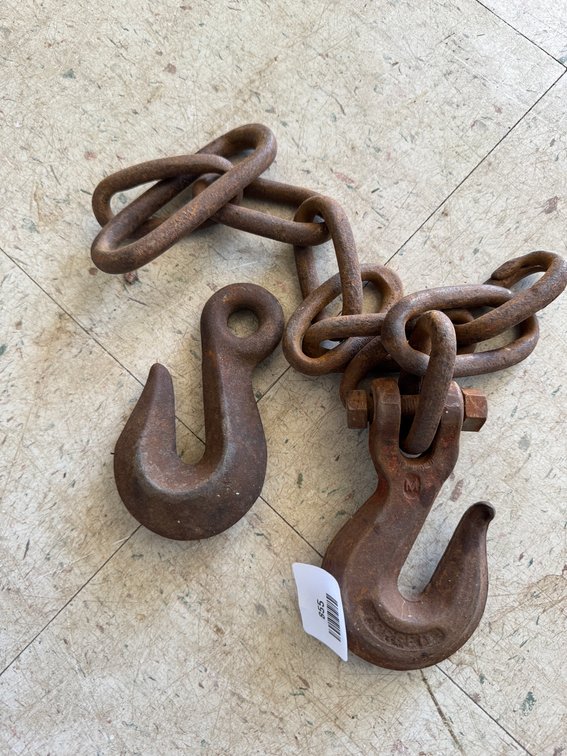 Forged Steel Chain with Clevis Hook and Eye Hook