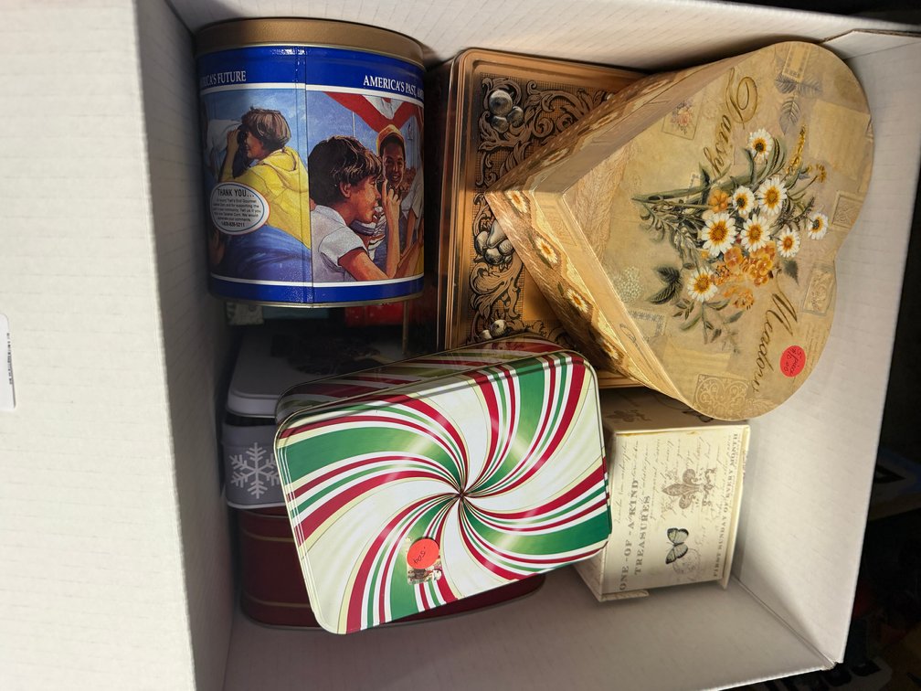 Decorative Metal Storage Tins and Gift Boxes
