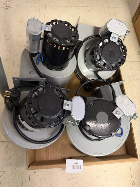 Kooltronic Type U62B1 1/10 HP Electric Blower Motors