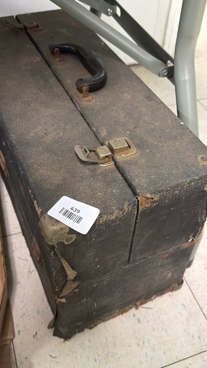 Cantilever Toolbox with Saw Blades, Drill Bits, and More