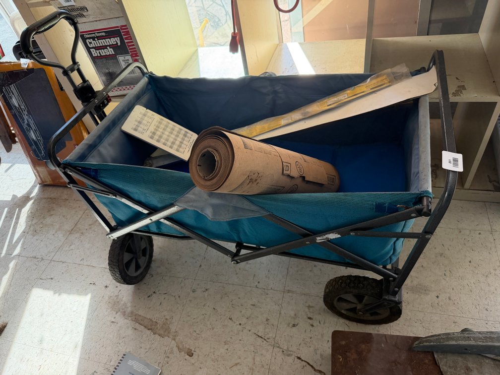 Folding Utility Wagon, Gasket Material, and Door Sweep