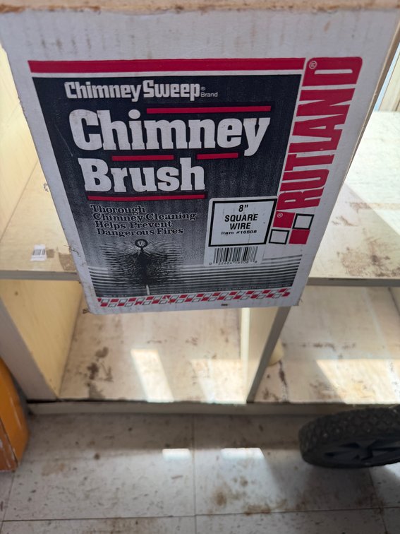 Rutland 16508 8 in Square Wire Chimney Brush