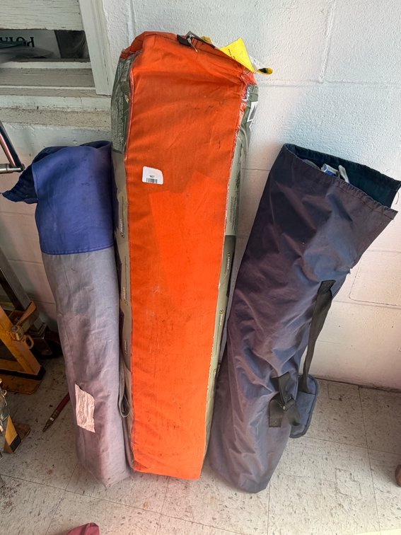 Camping Tent and Two Folding Camp Chairs