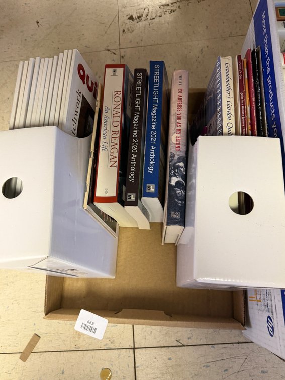 Books, Quilting Booklets, Magazines, and File Holders