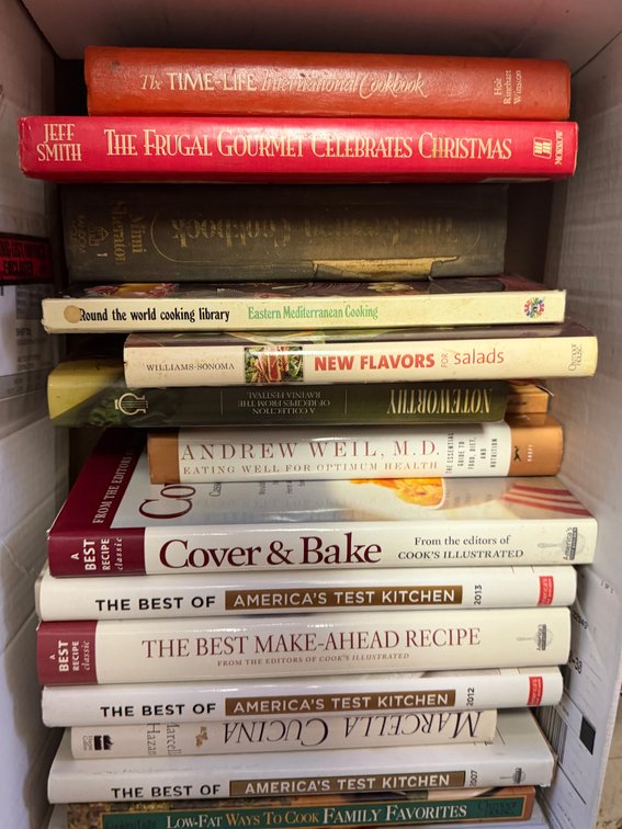 Hardcover and Paperback Cookbooks and Nutrition Guides