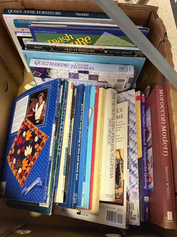 Quilting, Needlework, and Reference Books