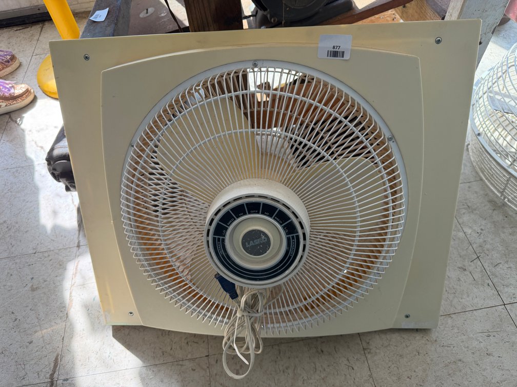 Lasko Square Window Fan with Intake and Exhaust Settings