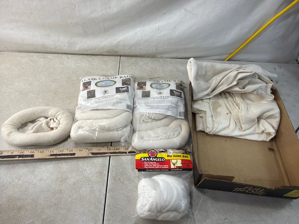 Big Game Bags and Form-Fitting Quarter Bags