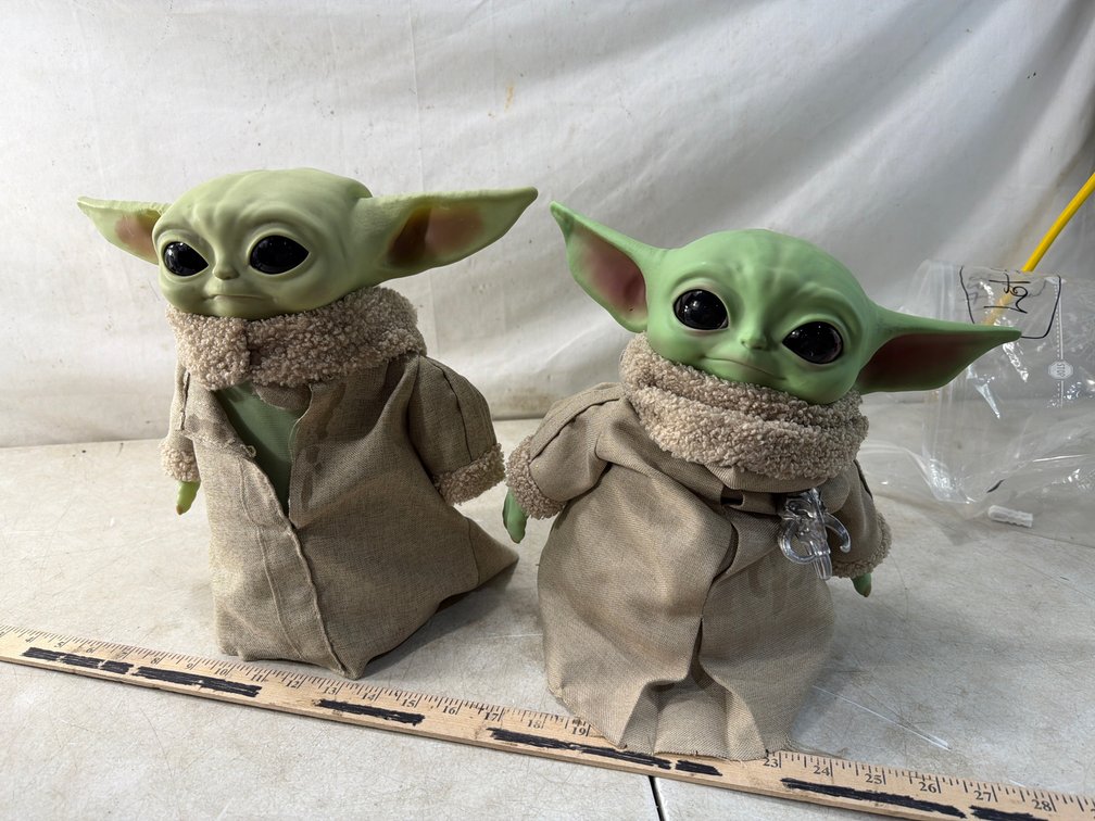 Mattel Grogu Plush and Motorized Figures