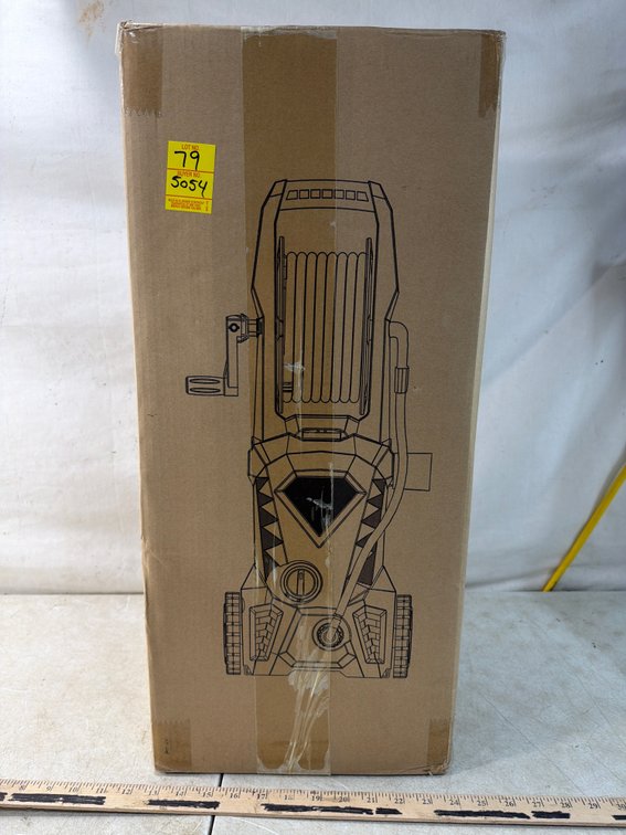 Upright Wheeled Pressure Washer with Hose Reel