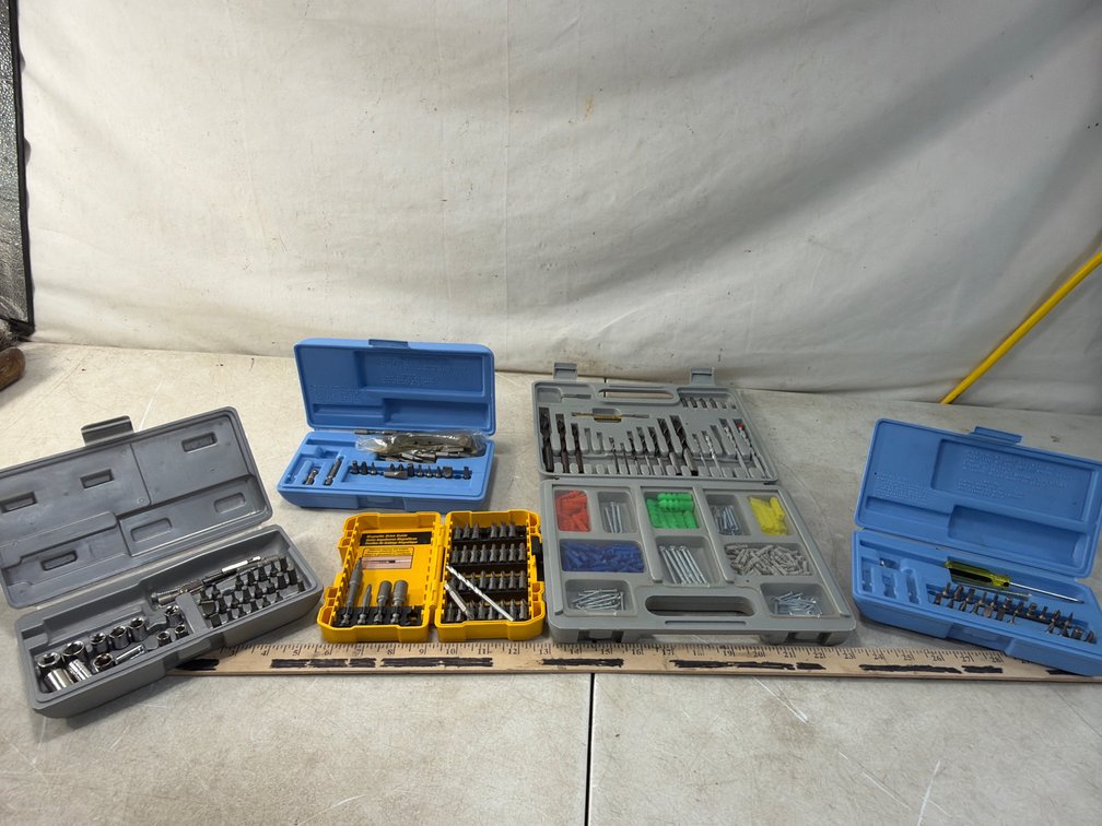 Tool Bit, Socket, and Hardware Fastener Sets