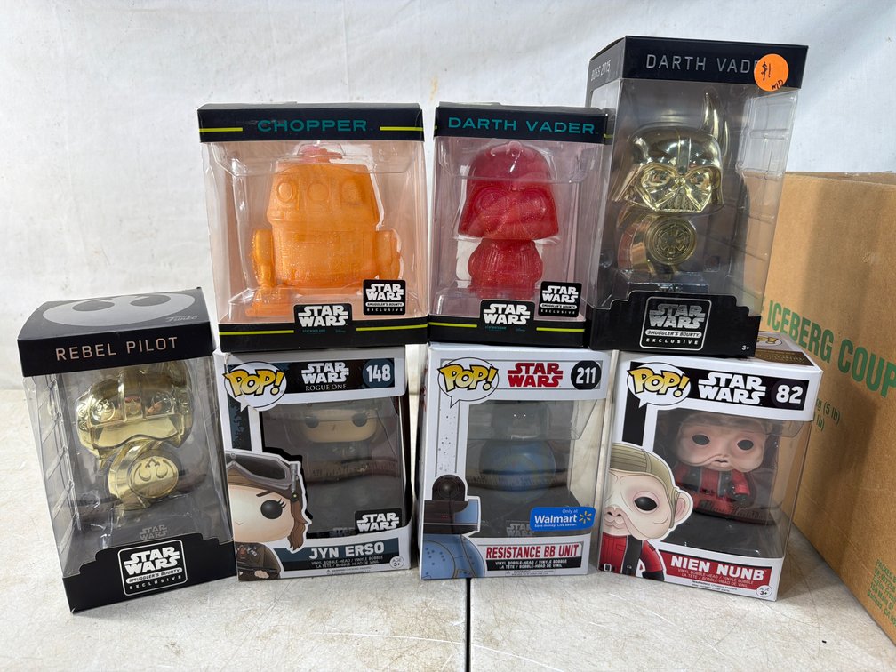 Funko Star Wars Pop! and Smuggler's Bounty Figures