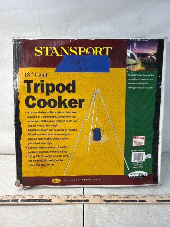 Stansport 18-Inch Grill Tripod Cooker
