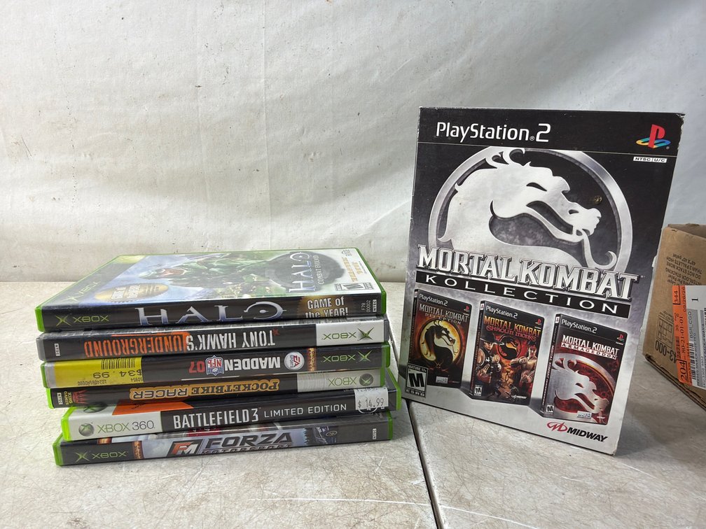 Xbox, Xbox 360, and PlayStation 2 Video Games