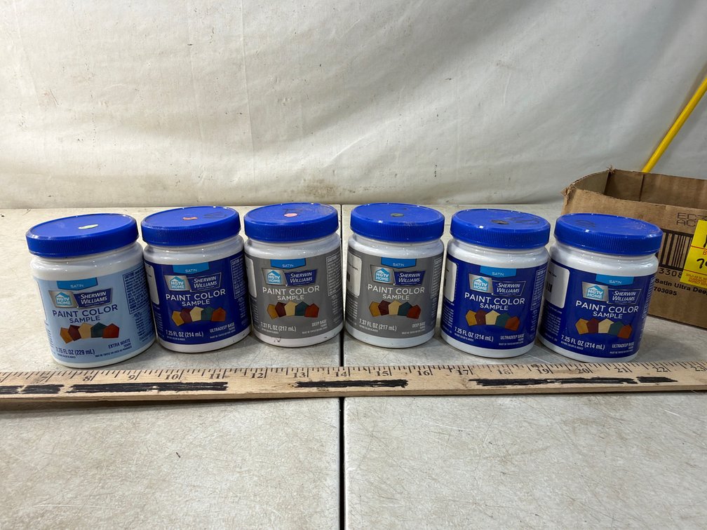 HGTV Home by Sherwin-Williams Satin Paint Color Sample Jars