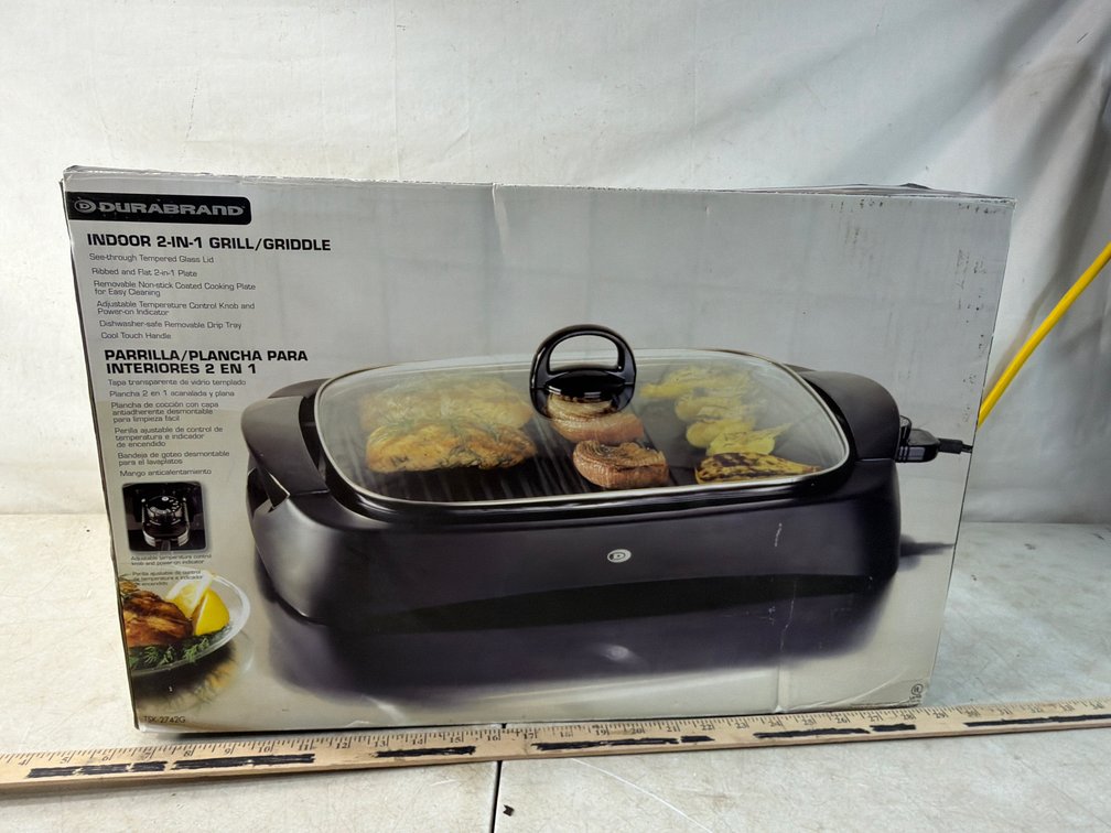 Durabrand Indoor 2-in-1 Grill and Griddle
