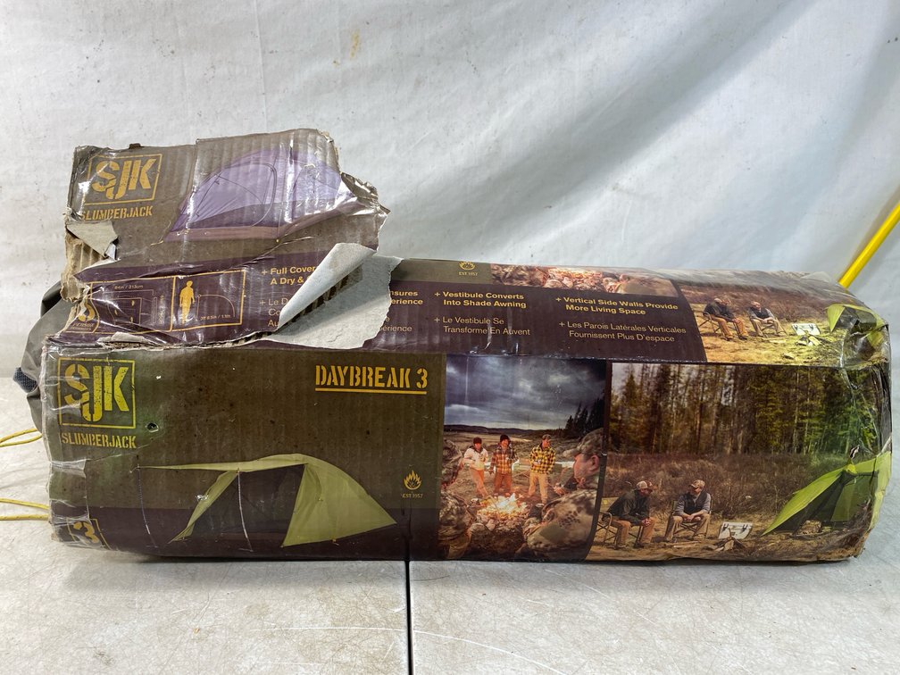 Slumberjack Daybreak 3 Camping Tent with Storage Bag