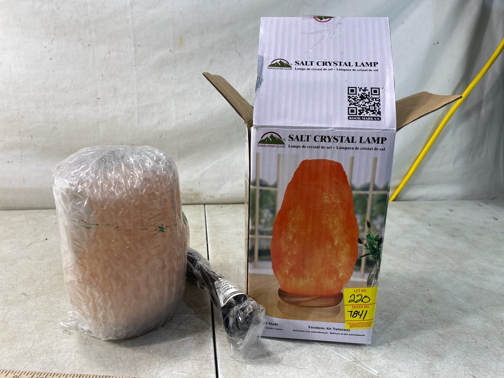 Himalayan Glow Salt Crystal Lamp
