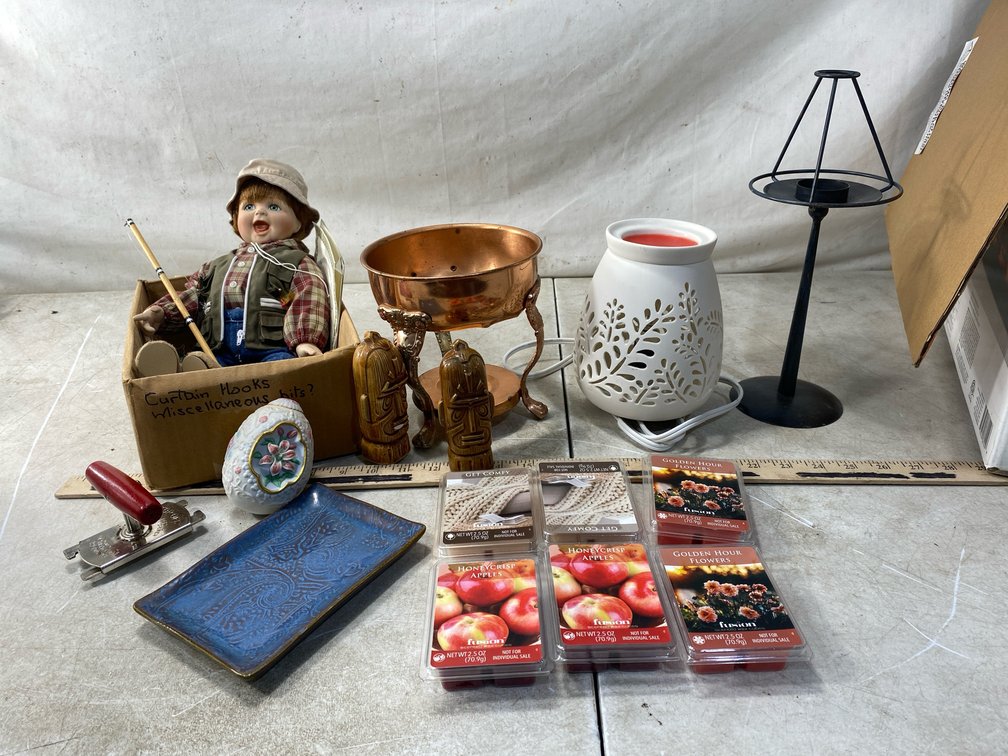 Porcelain Doll, Wax Warmer, Scented Wax Melts, and More