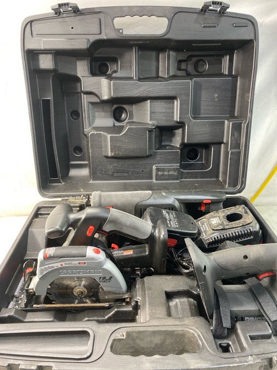 Craftsman 19.2V Cordless Power Tool Set with Case