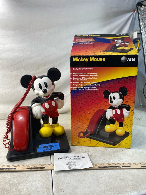 AT&T Mickey Mouse Design Line Corded Telephone