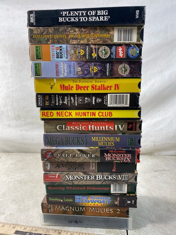 Hunting VHS Tapes in Cardboard Slipcases