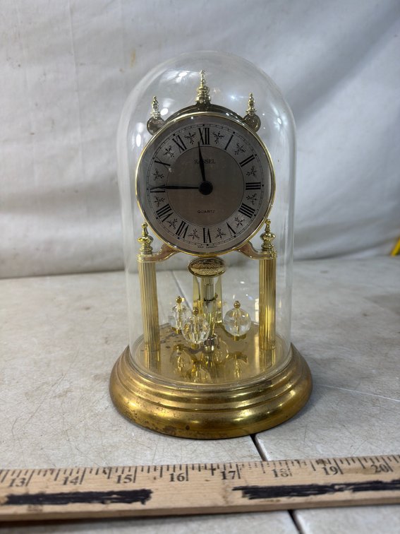 Kassel Quartz Anniversary Clock with Dome