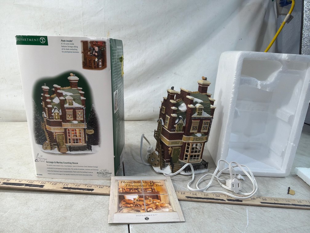 Department 56 Dickens' Village Scrooge & Marley Counting House