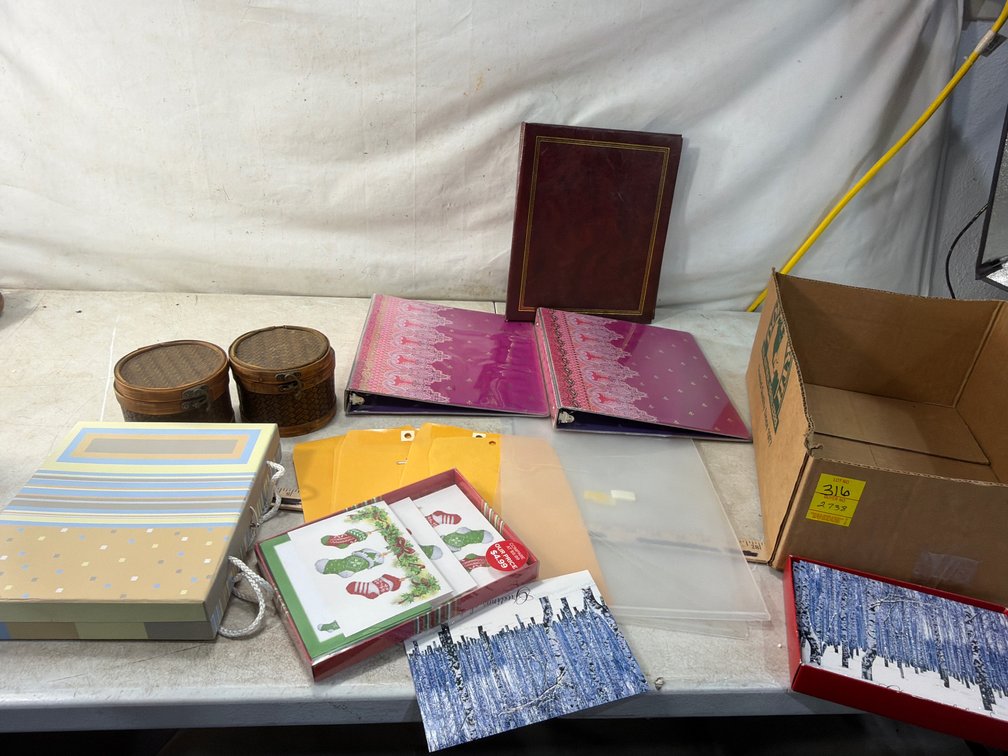 Storage Boxes, Decorative Binders, and Stationery Supplies