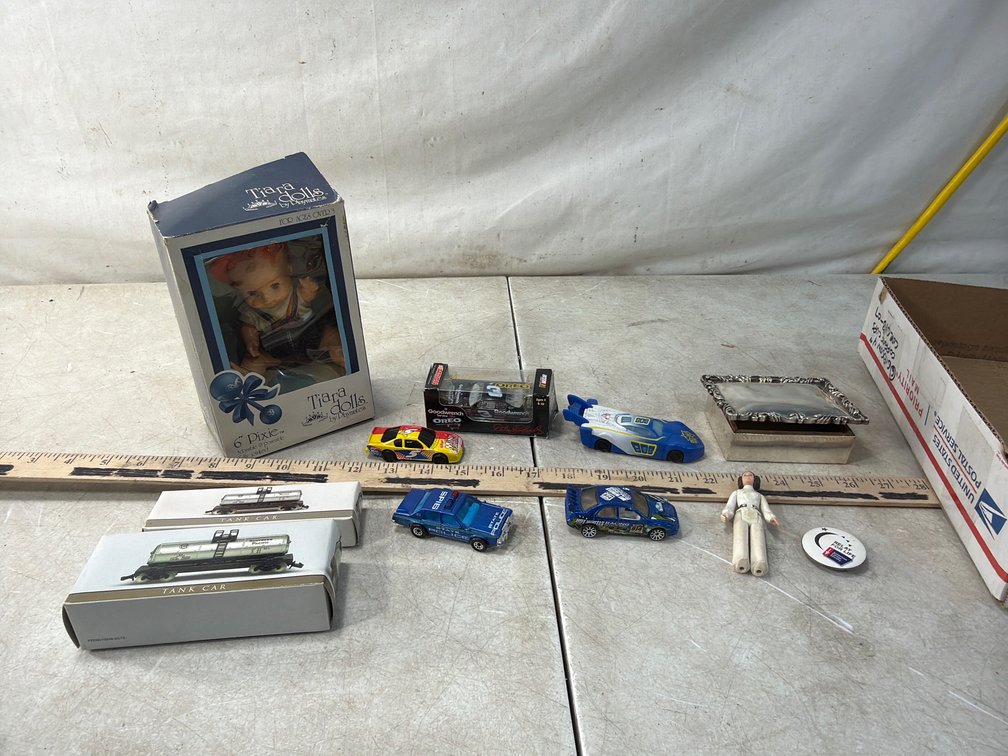 Doll, Model Train Cars, Die-Cast Cars, Action Figure, and More