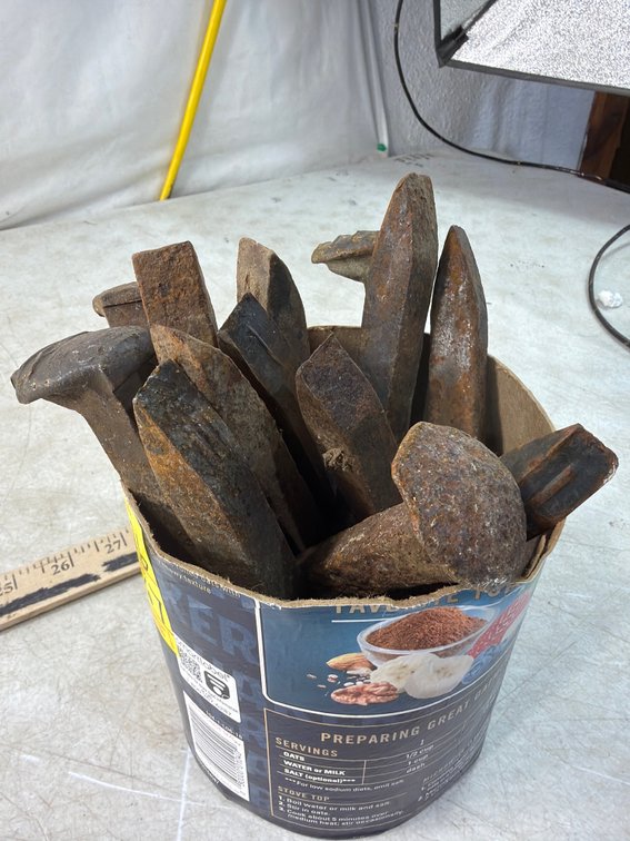 Forged Iron Railroad Spikes