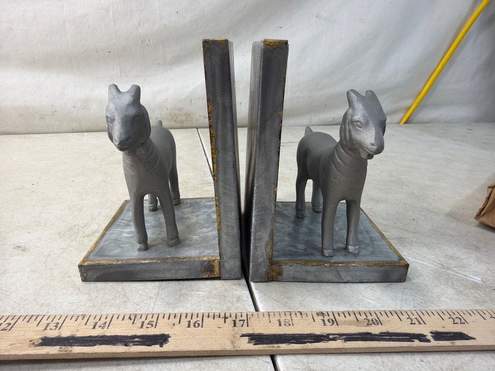 Hearth & Hand with Magnolia Cast Metal Goat Bookends