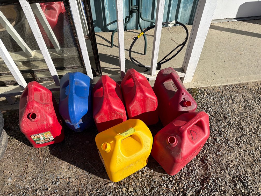 Molded Plastic Gasoline and Diesel Fuel Cans