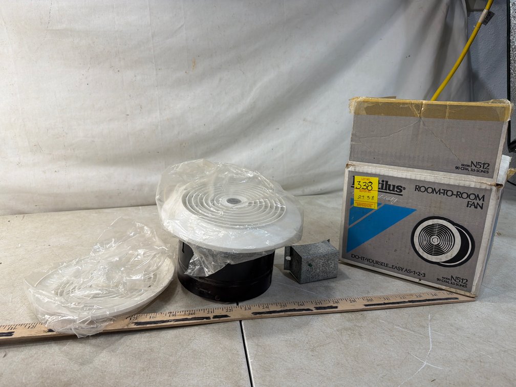 Nautilus N512 Room-to-Room Fan, 90 CFM