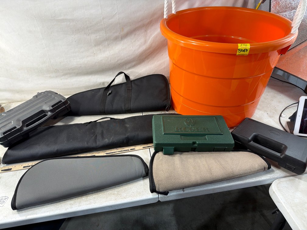 Gun Cases, Handgun Sleeves, and Utility Tub