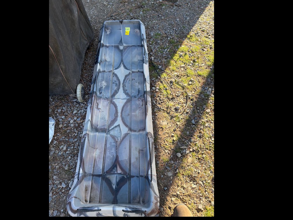 Molded Plastic Camouflage Utility Sled