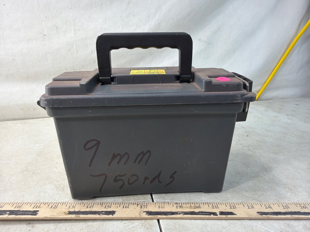 Molded Plastic Ammo Box