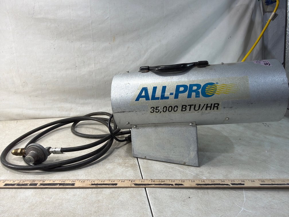 ALL-PRO 35,000 BTU/HR Forced Air Propane Heater