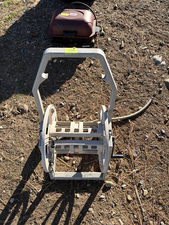 Suncast Plastic Rolling Garden Hose Reel Cart