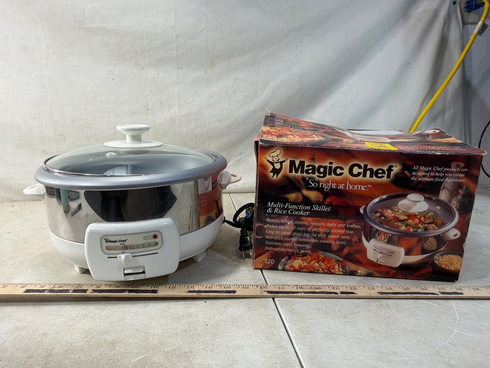 Magic Chef Multi-Function Skillet and Rice Cooker