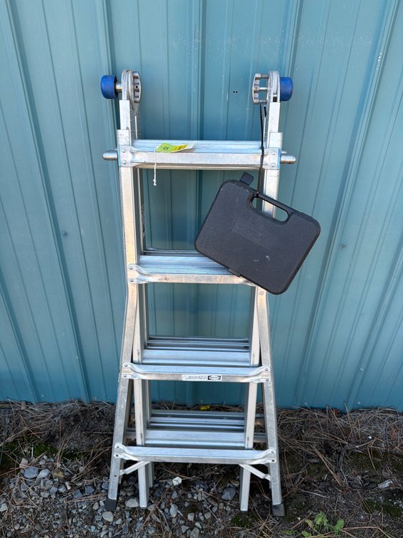 Werner Aluminum Telescoping Multi-Position Ladder