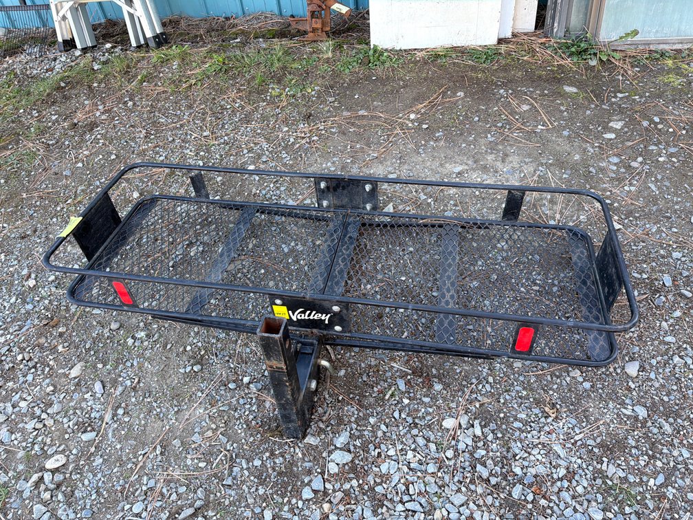 Valley Hitch-Mounted Steel Cargo Carrier Basket