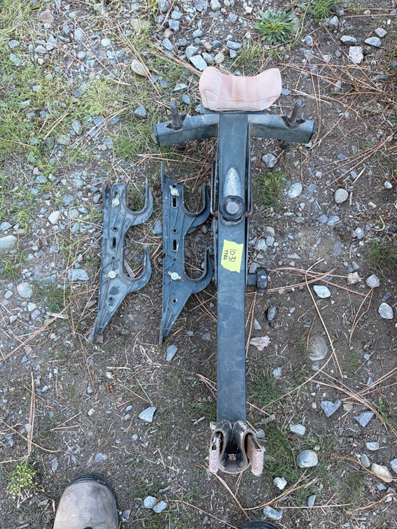 Green Metal Adjustable Rifle Shooting Rest
