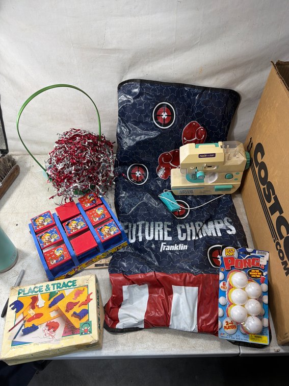 Toy Sewing Machine, Games, Phone Holders, and More
