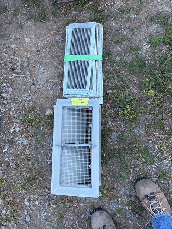 Galvanized Steel Foundation Vents and Plastic Vent Housing