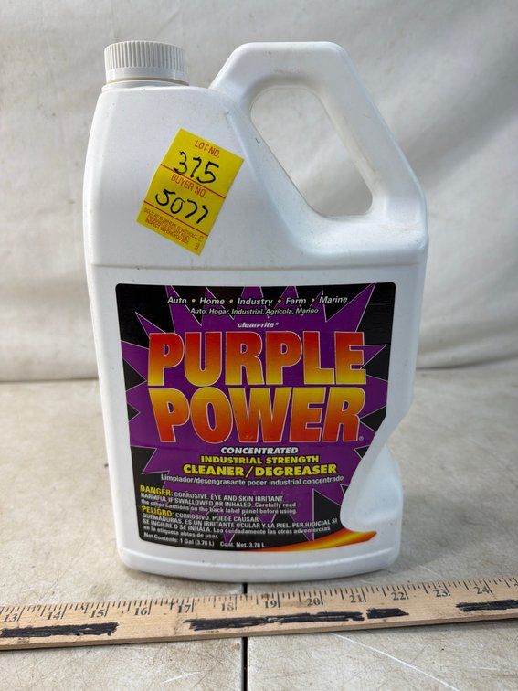 Clean-Rite Purple Power Cleaner and Degreaser, 1 Gal