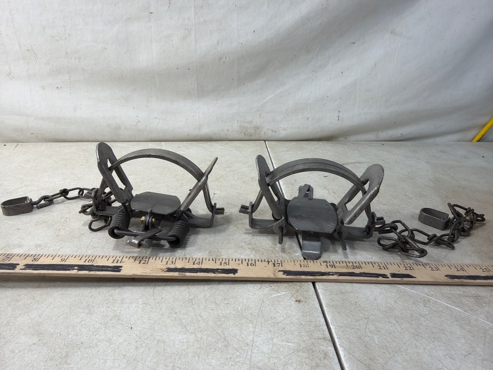 Duke #2 CS Steel Coil Spring Foothold Traps