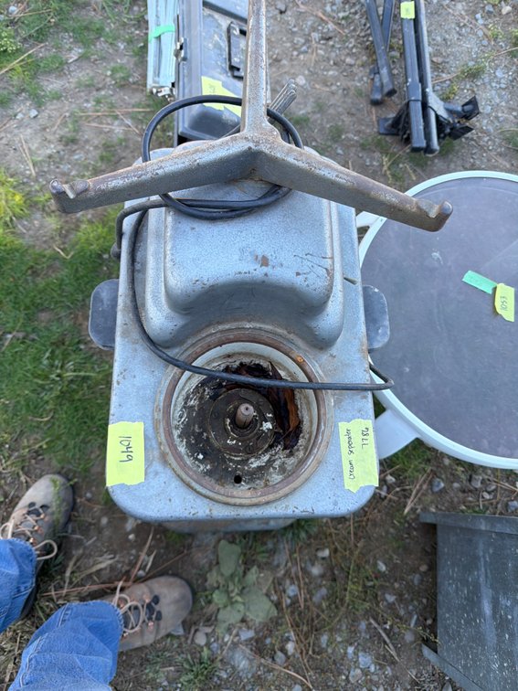 Painted Metal Electric Cream Separator Base